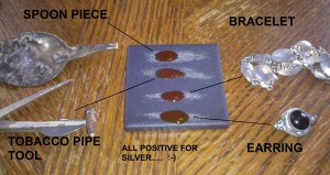 Silver acid test