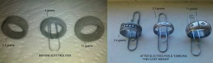 how to clean rings found metal detecting
